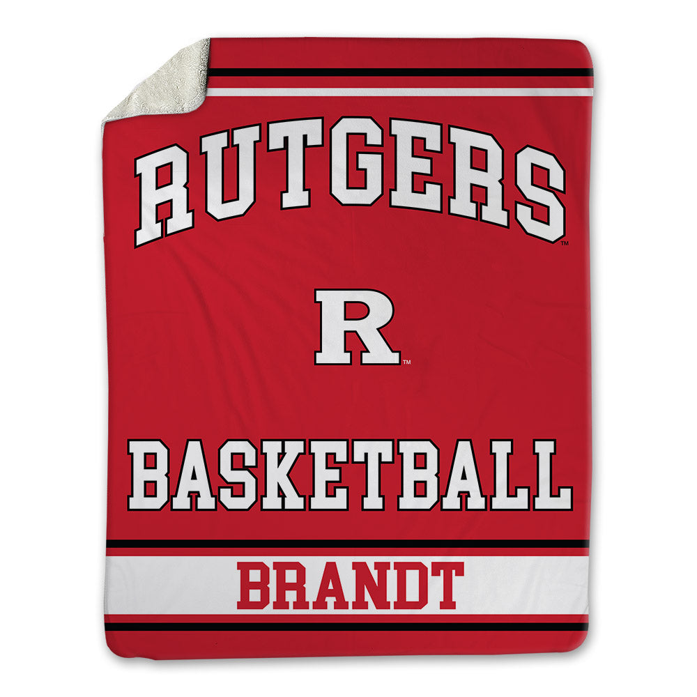 Rutgers - NCAA Women's Basketball : Kennedy Brandt - Blanket-0