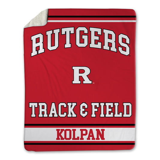 Rutgers - NCAA Men's Track & Field : Justin Kolpan - Blanket-0