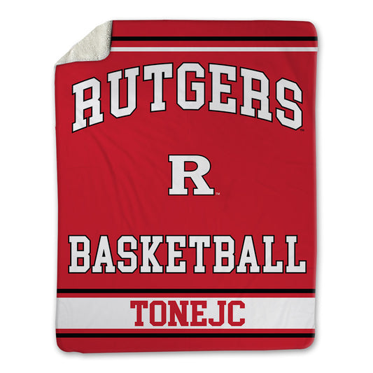 Rutgers - NCAA Men's Basketball : Martin Tonejc - Blanket-0