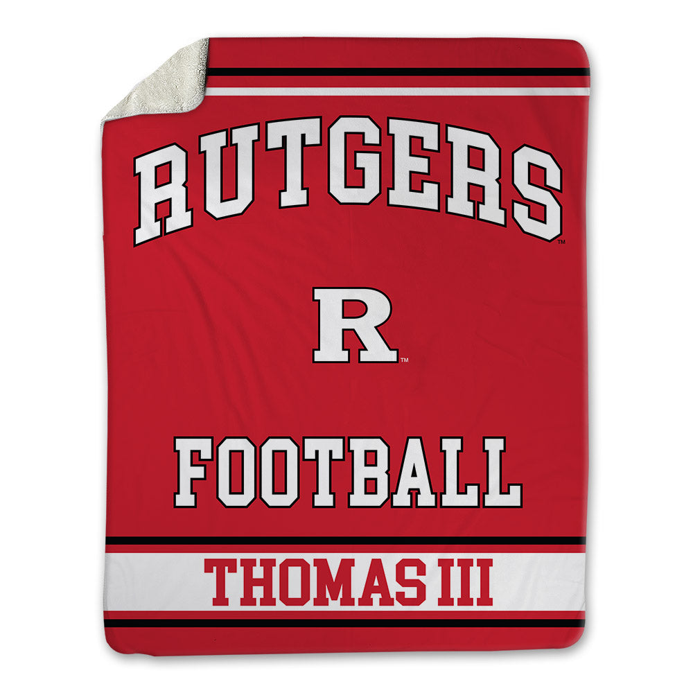 Rutgers - NCAA Football : Michael Thomas III - Blanket-0