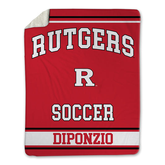 Rutgers - NCAA Men's Soccer : Francesco Diponzio - Blanket-0