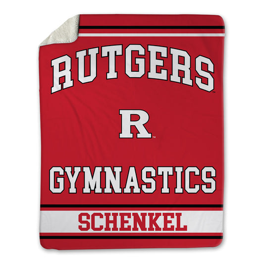 Rutgers - NCAA Women's Gymnastics : Reagan Schenkel - Blanket-0
