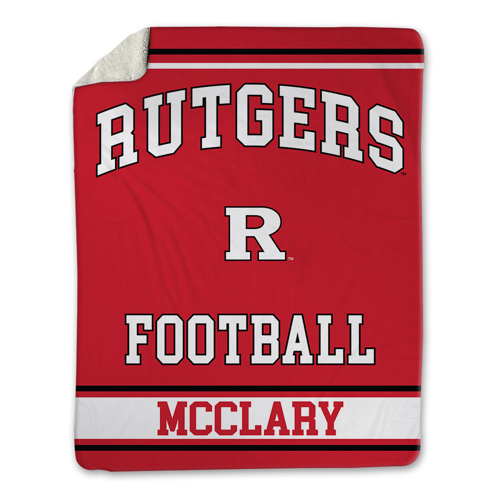 Rutgers - NCAA Football : DJ McClary - Blanket-0