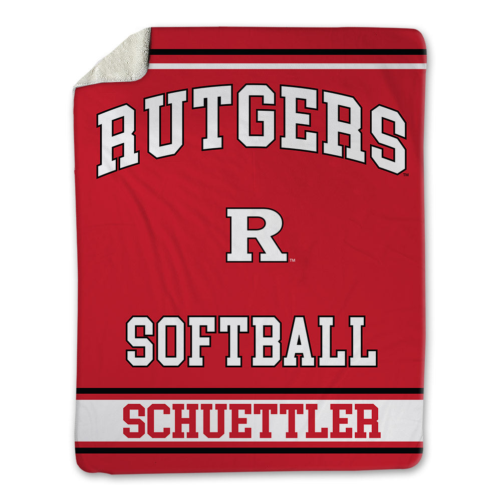 Rutgers - NCAA Softball : Charleigh Schuettler - Blanket-0