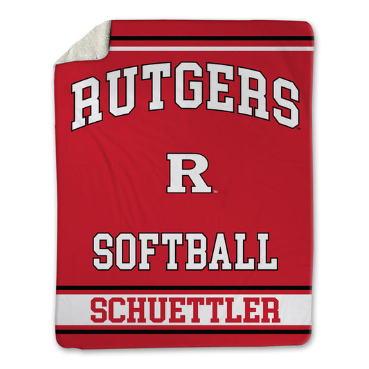 Rutgers - NCAA Softball : Charleigh Schuettler - Blanket-0