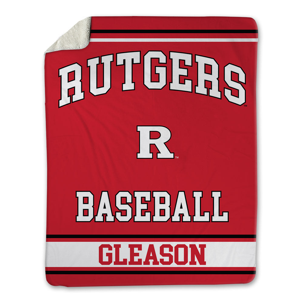 Rutgers - NCAA Baseball : Zachary Gleason - Blanket-0