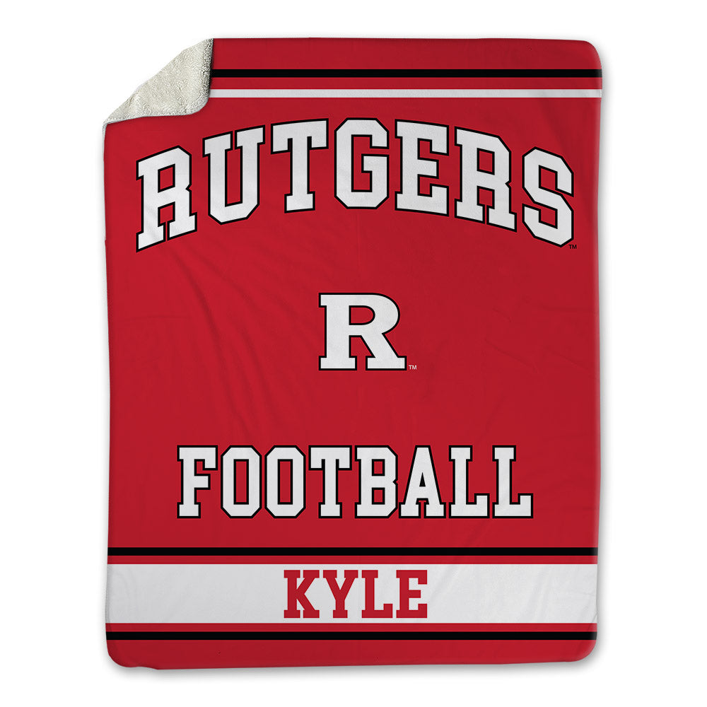 Rutgers - NCAA Football : Braxton Kyle - Blanket-0