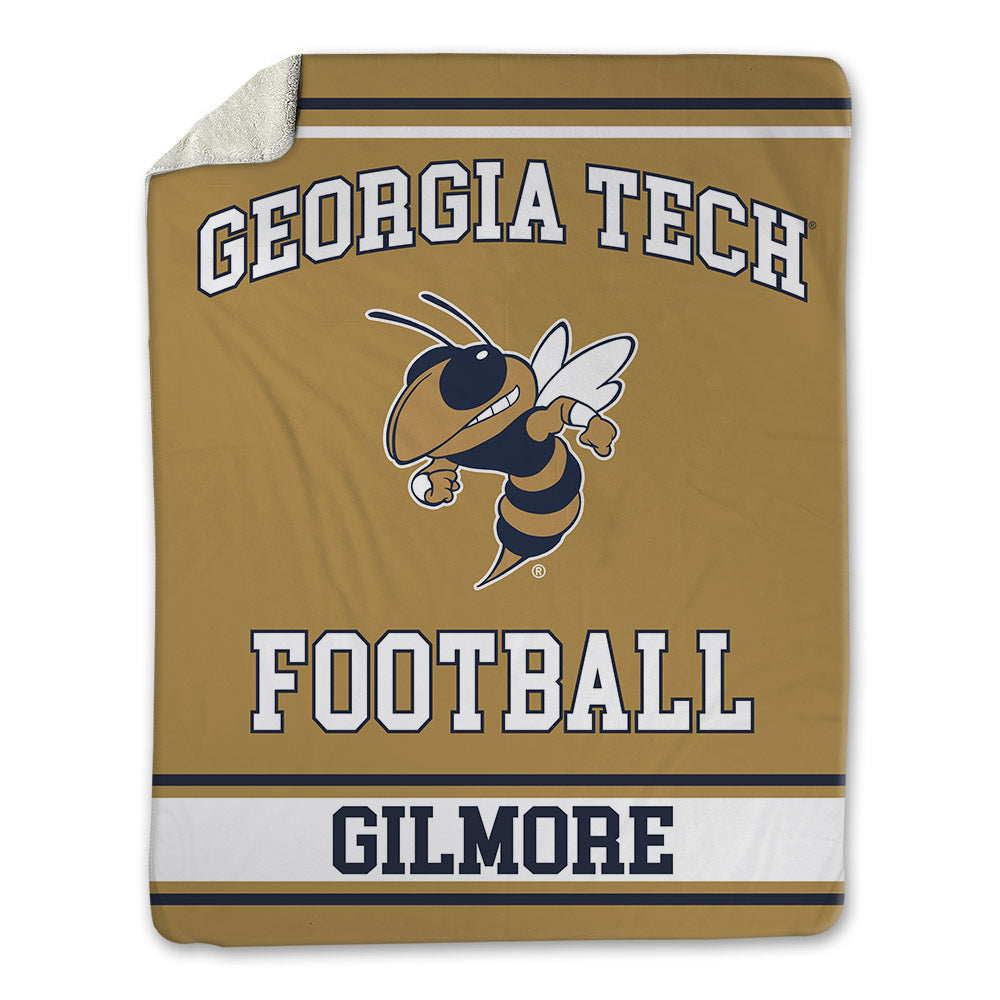 Georgia Tech - NCAA Football : Jyron Gilmore - Blanket-0