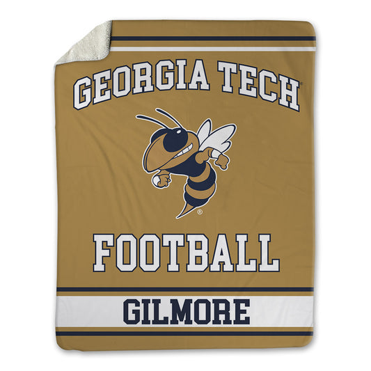 Georgia Tech - NCAA Football : Jyron Gilmore - Blanket-0