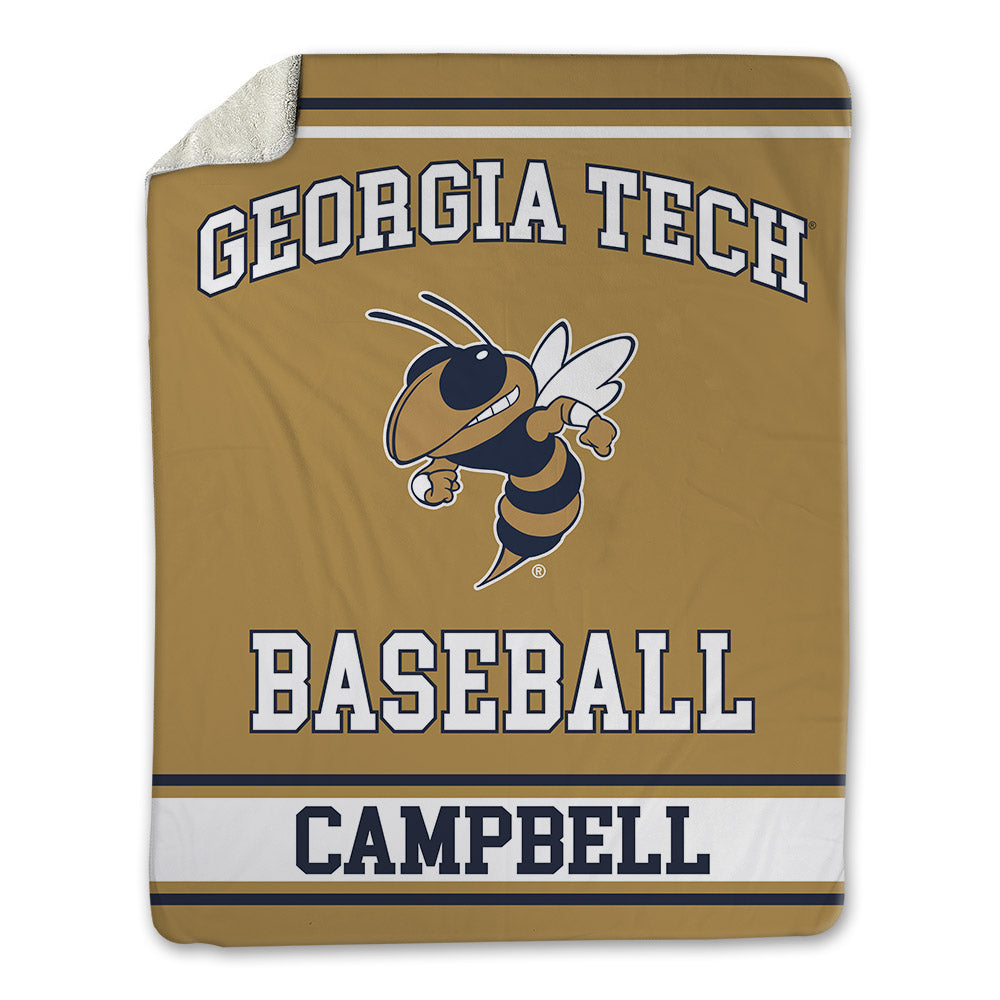 Georgia Tech - NCAA Baseball : Kayden Campbell - Blanket-0