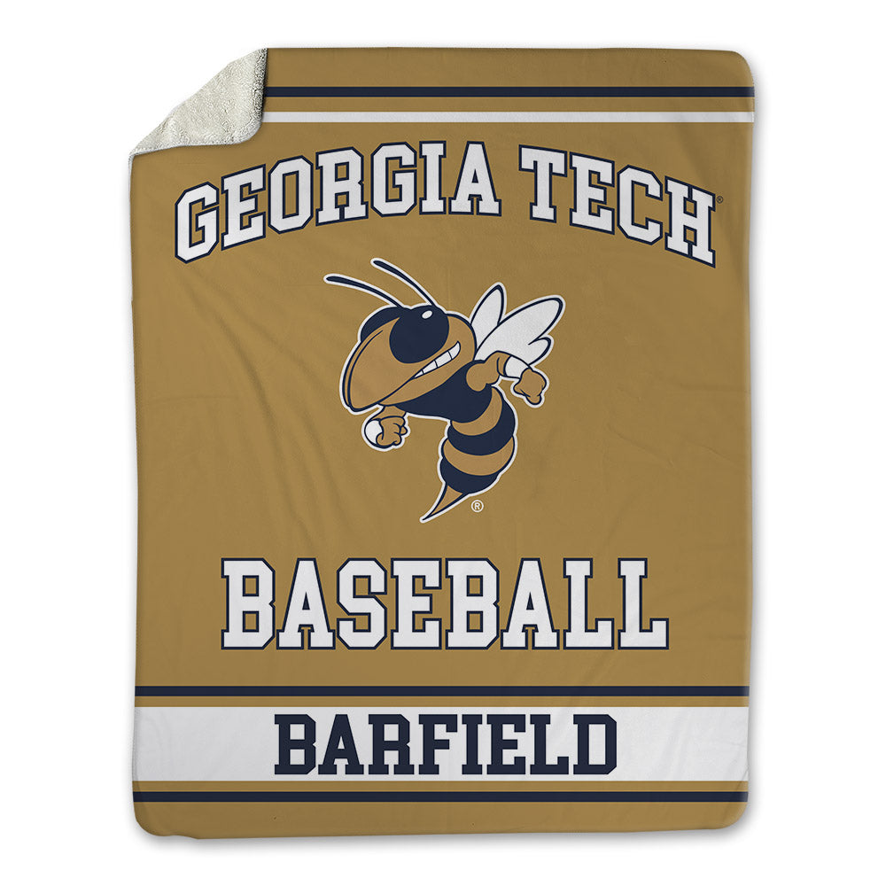 Georgia Tech - NCAA Baseball : Brett Barfield - Blanket-0