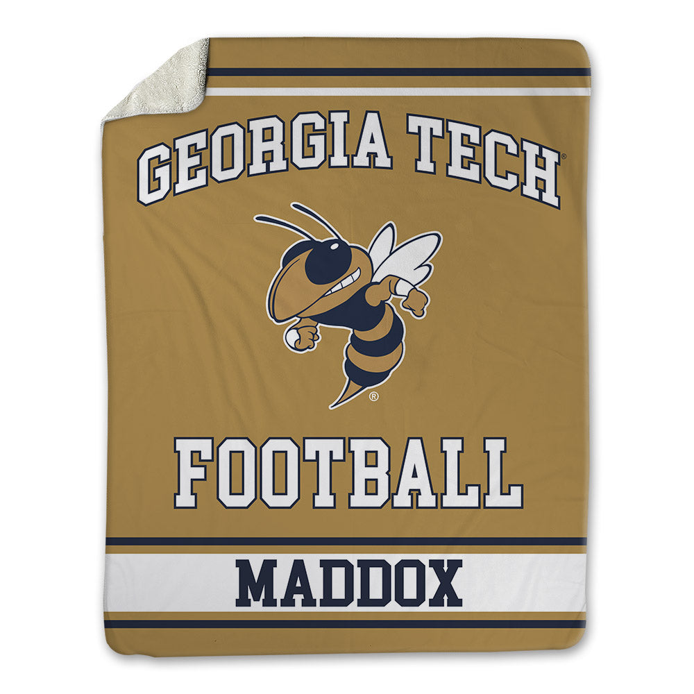Georgia Tech - NCAA Football : Trelain Maddox - Blanket-0