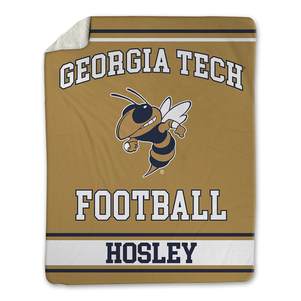 Georgia Tech - NCAA Football : Malachi hosley - Blanket-0