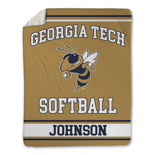 Georgia Tech - NCAA Softball : Madalyn Johnson - Blanket-0