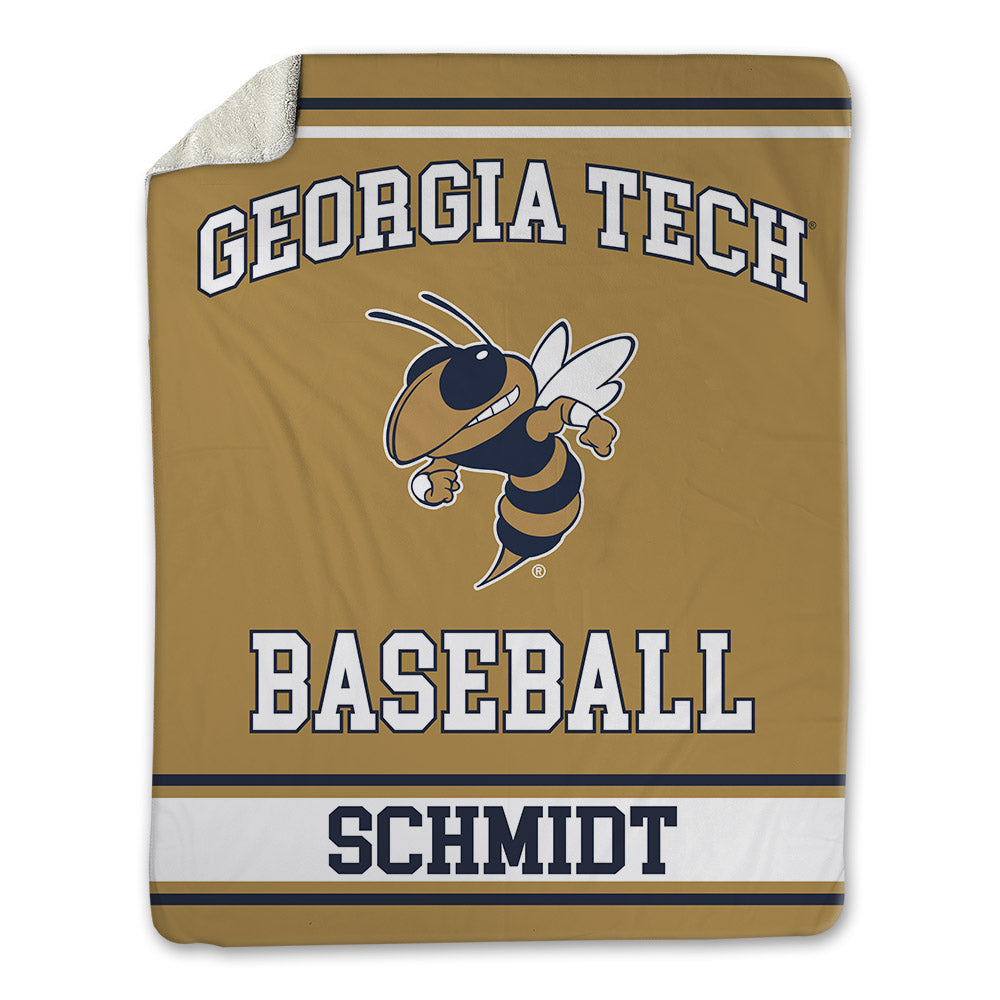 Georgia Tech - NCAA Baseball : Kent Schmidt - Blanket-0