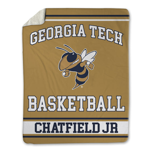 Georgia Tech - NCAA Men's Basketball : Eric Chatfield Jr - Blanket-0