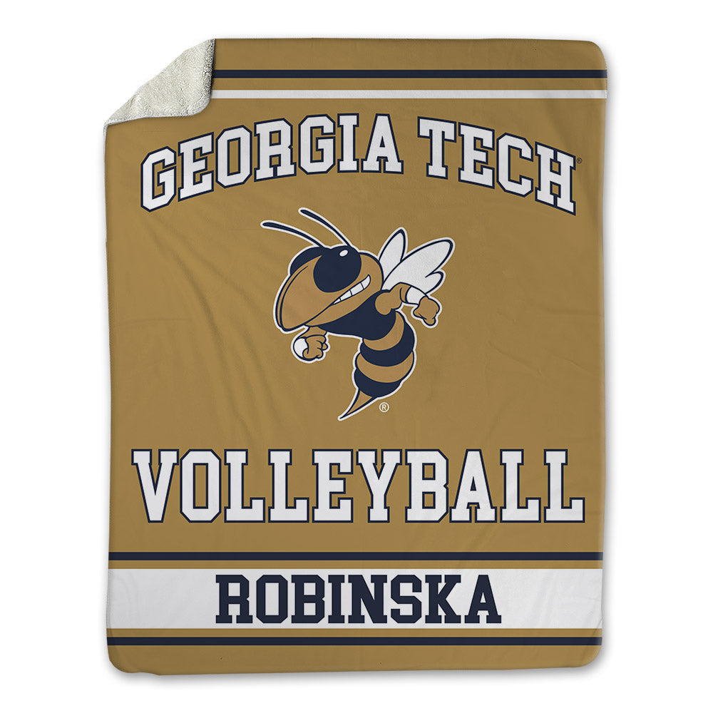 Georgia Tech - NCAA Women's Volleyball : Gabriela Robinska - Blanket-0