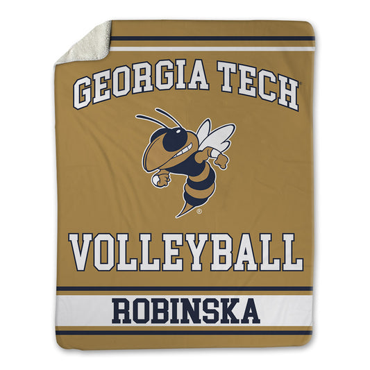 Georgia Tech - NCAA Women's Volleyball : Gabriela Robinska - Blanket-0