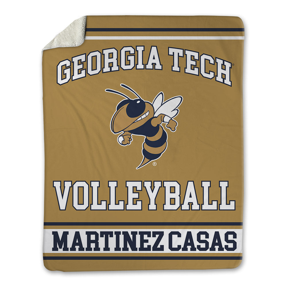 Georgia Tech - NCAA Women's Volleyball : Lara Martinez Casas - Blanket-0