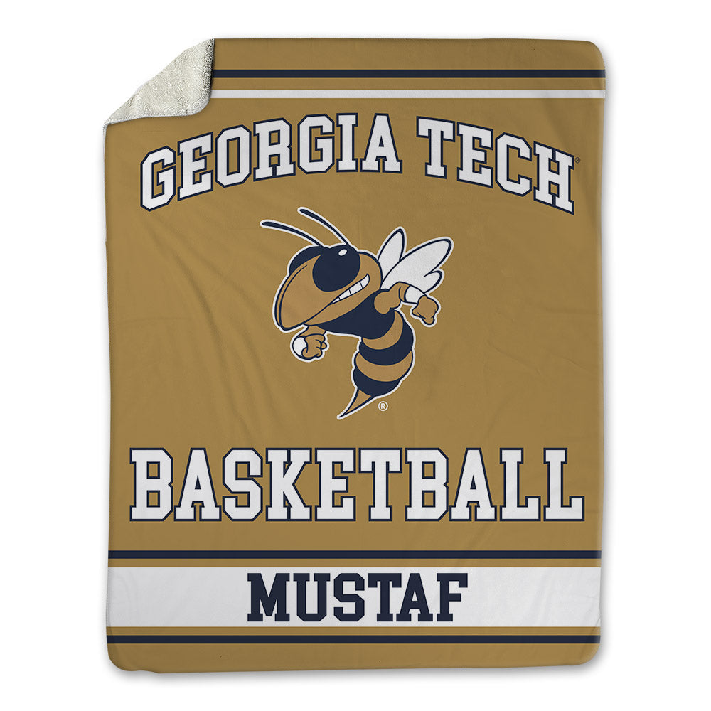 Georgia Tech - NCAA Men's Basketball : Jaeden Mustaf - Blanket-0
