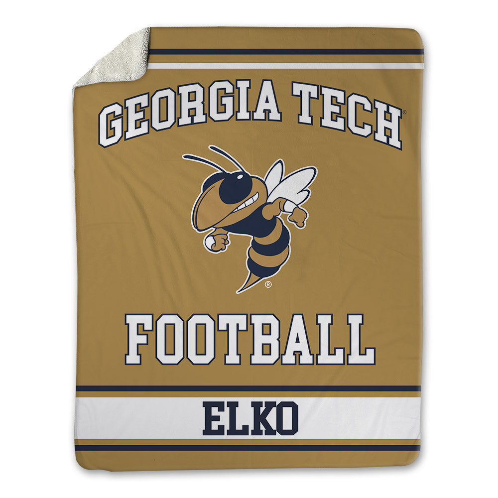 Georgia Tech - NCAA Football : Chris Elko - Blanket-0