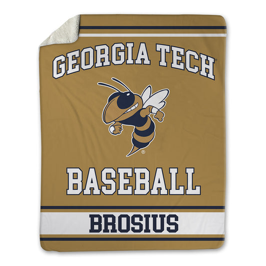 Georgia Tech - NCAA Baseball : Parker Brosius - Blanket-0