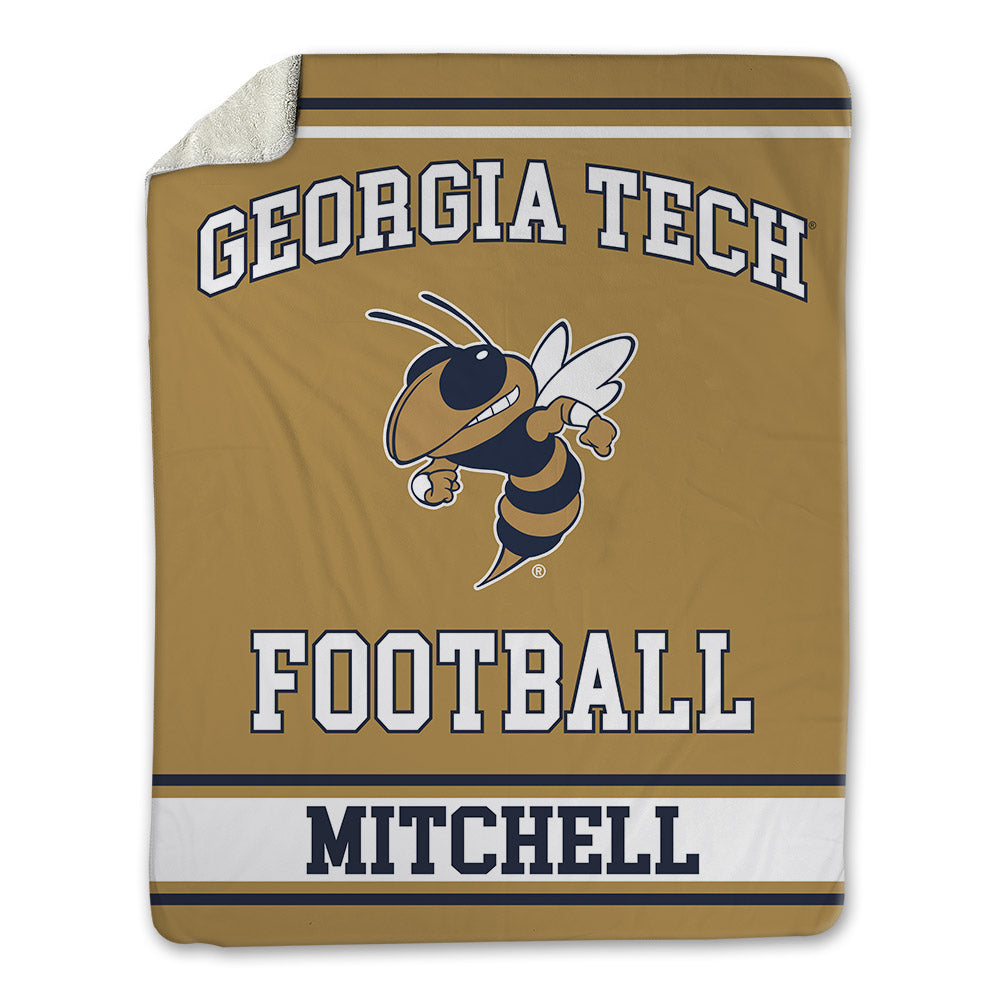 Georgia Tech - NCAA Football : Jon Mitchell - Blanket-0