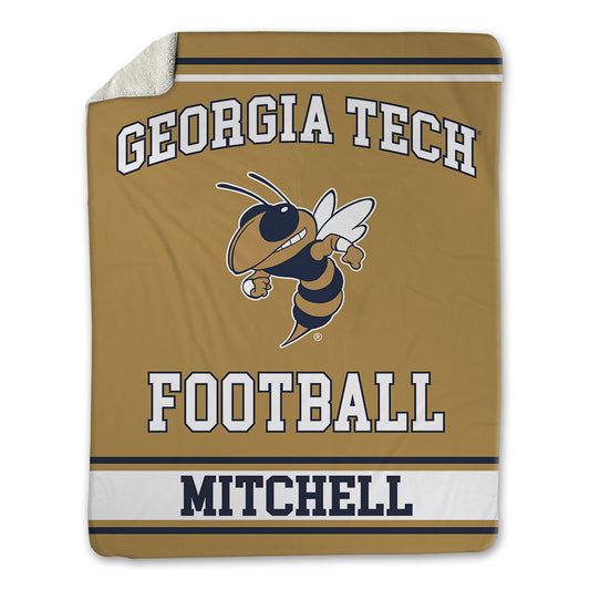 Georgia Tech - NCAA Football : Jon Mitchell - Blanket-0