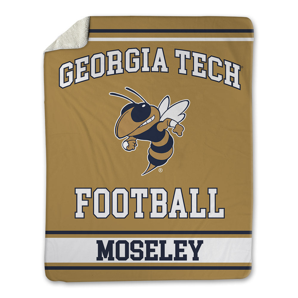 Georgia Tech - NCAA Football : Joseph Moseley - Blanket-0