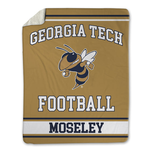 Georgia Tech - NCAA Football : Joseph Moseley - Blanket-0