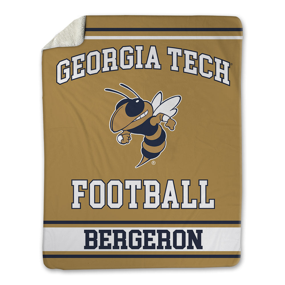 Georgia Tech - NCAA Football : Cole Bergeron - Blanket-0