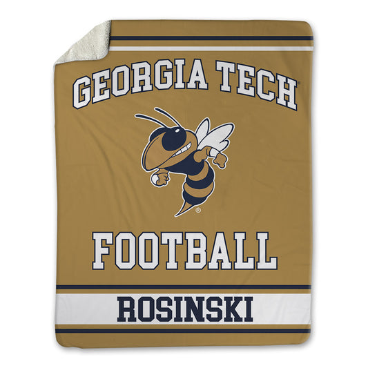 Georgia Tech - NCAA Football : Andrew Rosinski - Blanket-0