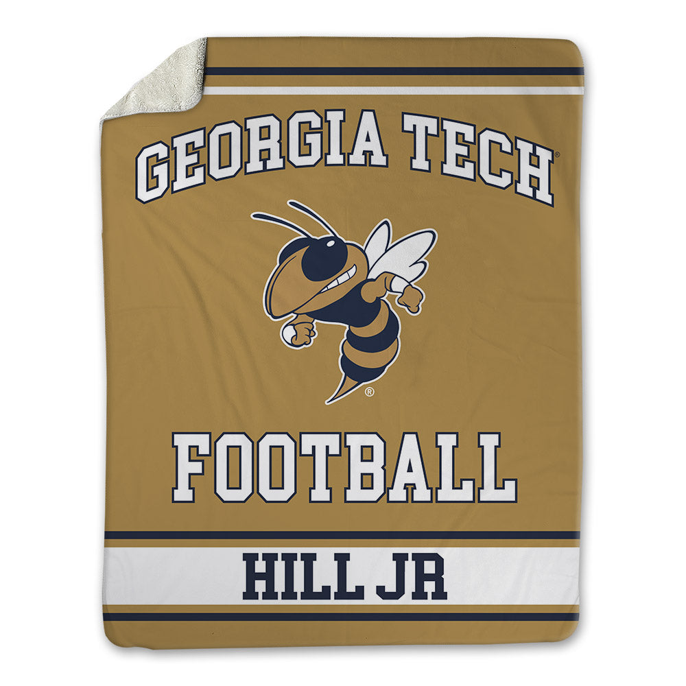 Georgia Tech - NCAA Football : Kelvin Hill Jr - Blanket-0