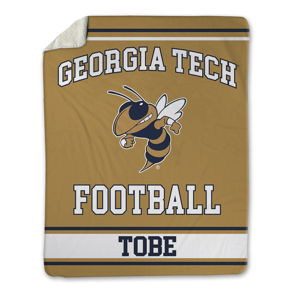 Georgia Tech - NCAA Football : Zachary Tobe - Blanket-0