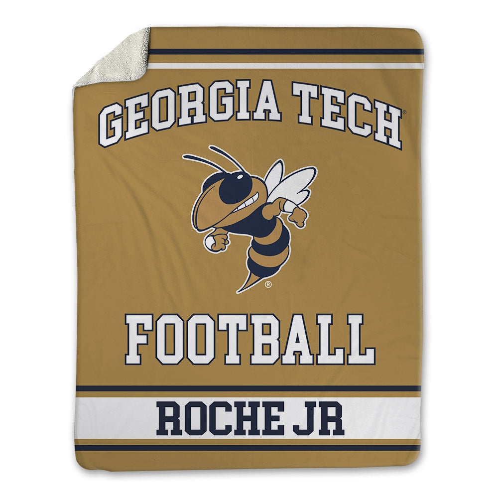 Georgia Tech - NCAA Football : Kevin Roche Jr - Blanket-0