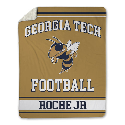 Georgia Tech - NCAA Football : Kevin Roche Jr - Blanket-0
