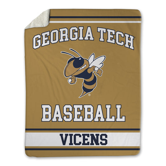 Georgia Tech - NCAA Baseball : Jamie Vicens - Blanket-0