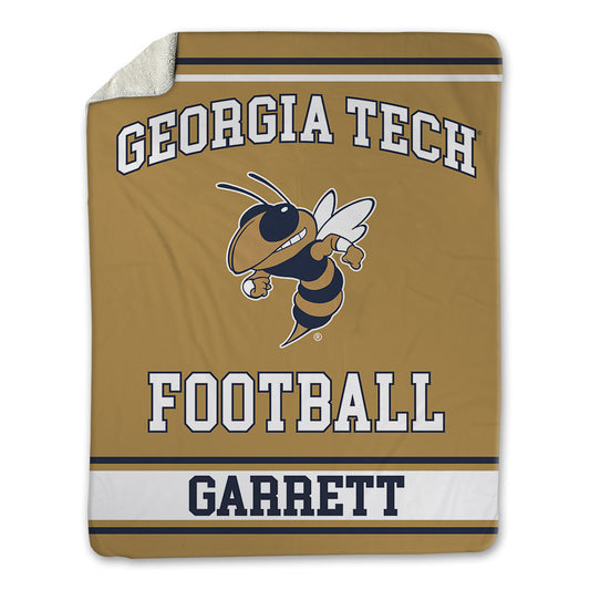 Georgia Tech - NCAA Football : Christian Garrett - Blanket-0