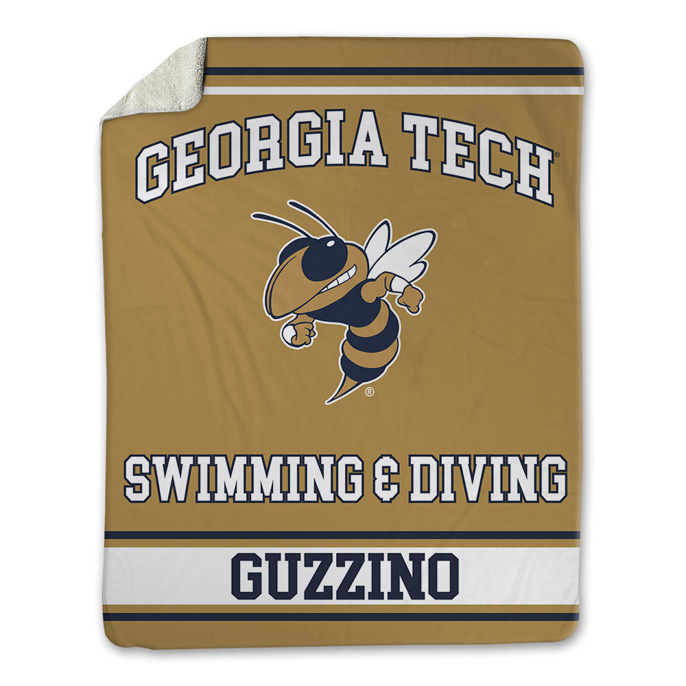 Georgia Tech - NCAA Women's Swimming & Diving : MaryGrace Guzzino - Blanket-0