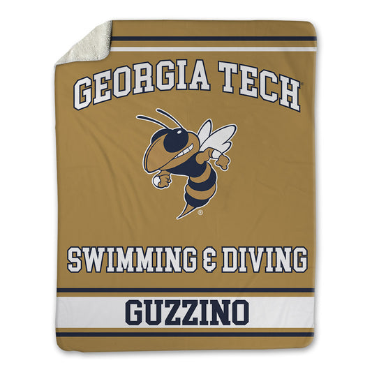Georgia Tech - NCAA Women's Swimming & Diving : MaryGrace Guzzino - Blanket-0