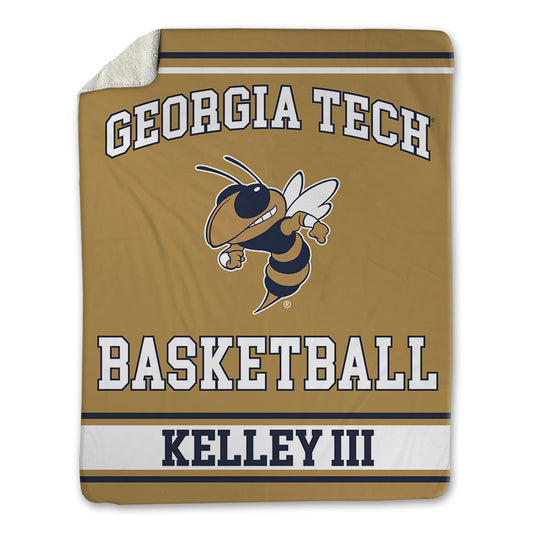 Georgia Tech - NCAA Men's Basketball : Chas Kelley III - Blanket-0