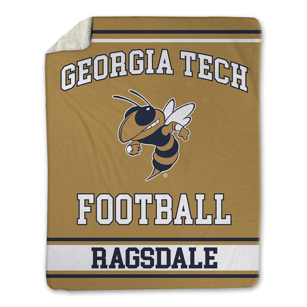 Georgia Tech - NCAA Football : Blake Ragsdale - Blanket-0