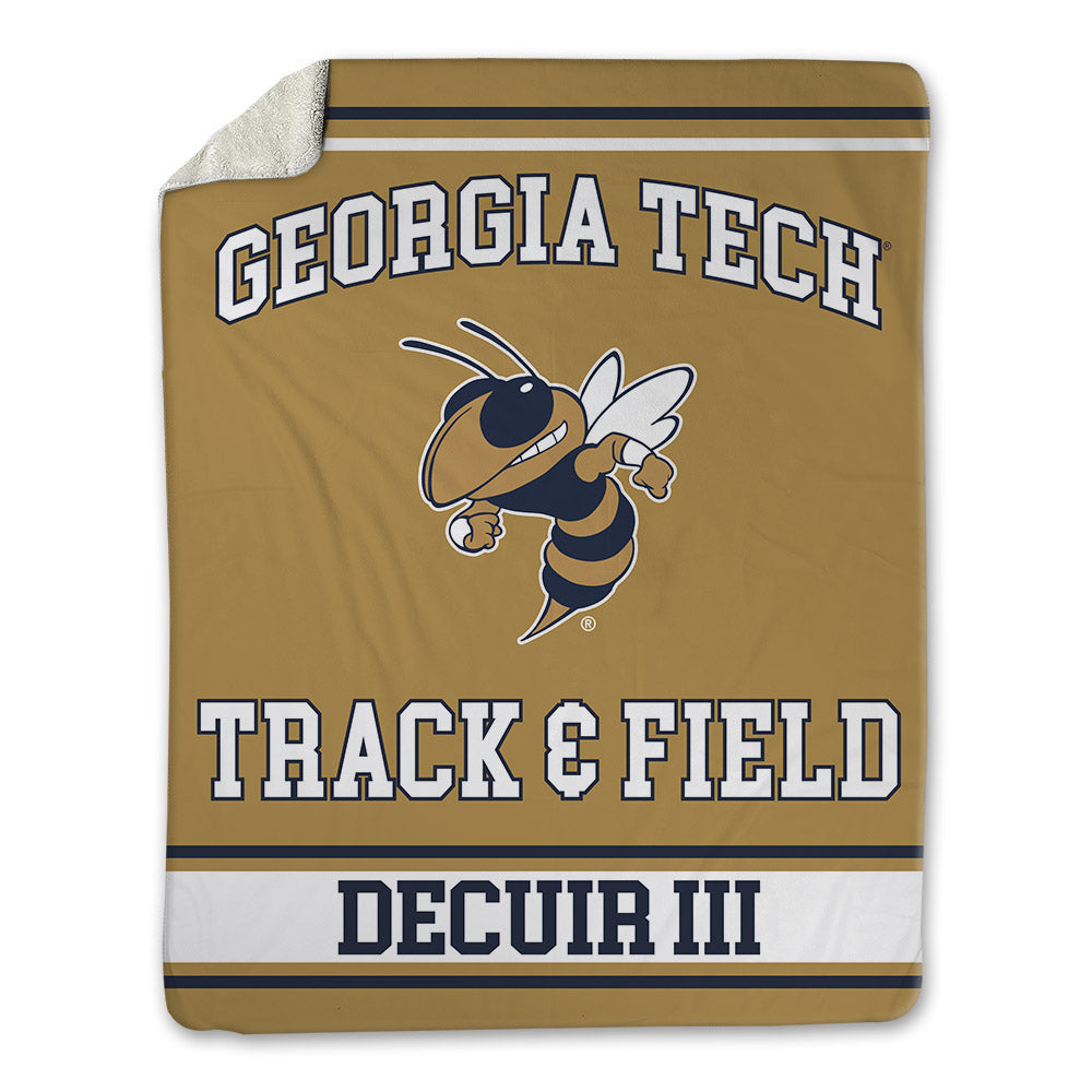 Georgia Tech - NCAA Men's Track & Field : Winston DeCuir III - Blanket-0