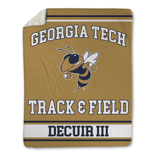 Georgia Tech - NCAA Men's Track & Field : Winston DeCuir III - Blanket-0