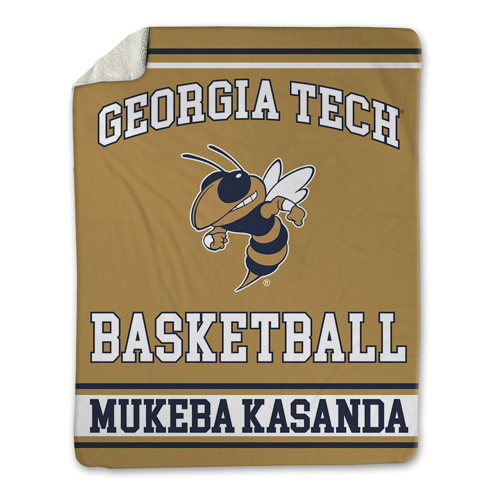 Georgia Tech - NCAA Women's Basketball : Deborah Mukeba Kasanda - Blanket-0