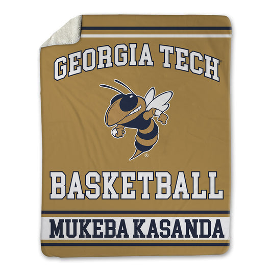 Georgia Tech - NCAA Women's Basketball : Deborah Mukeba Kasanda - Blanket-0