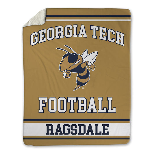Georgia Tech - NCAA Football : Blake Ragsdale - Blanket-0
