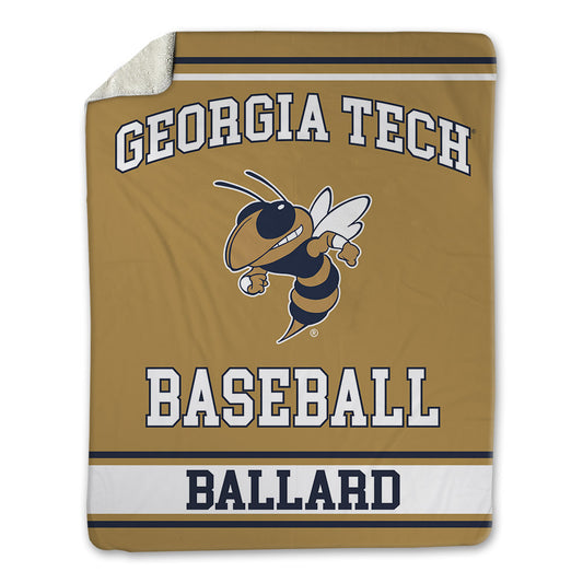 Georgia Tech - NCAA Baseball : Carson Ballard - Blanket-0