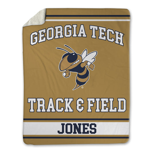 Georgia Tech - NCAA Men's Track & Field : Aaron Jones - Blanket-0