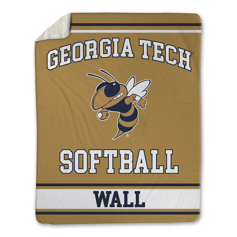 Georgia Tech - NCAA Softball : Raegan Wall - Blanket-0